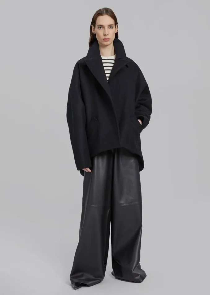 Women The Frankie Shop Outerwear Lane Coat Black