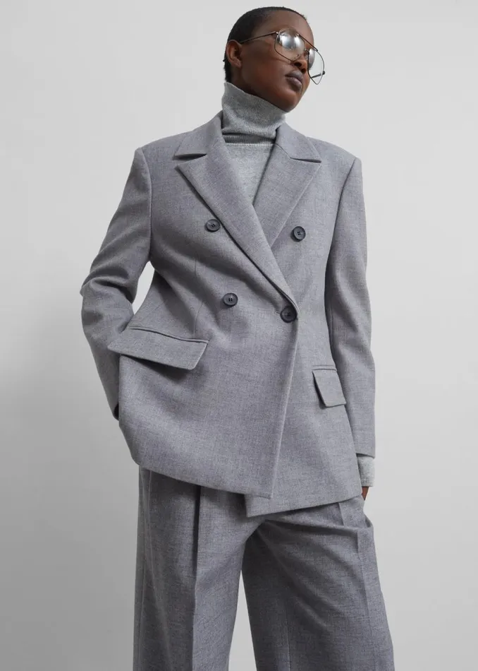 Women The Frankie Shop Outerwear Lilah Blazer Grey