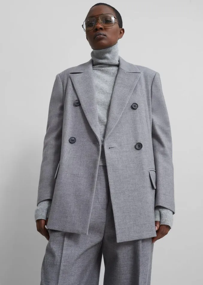 Women The Frankie Shop Outerwear Lilah Blazer Grey