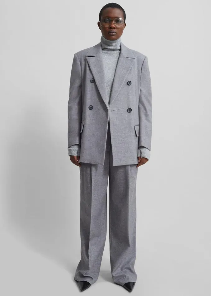 Women The Frankie Shop Outerwear Lilah Blazer Grey