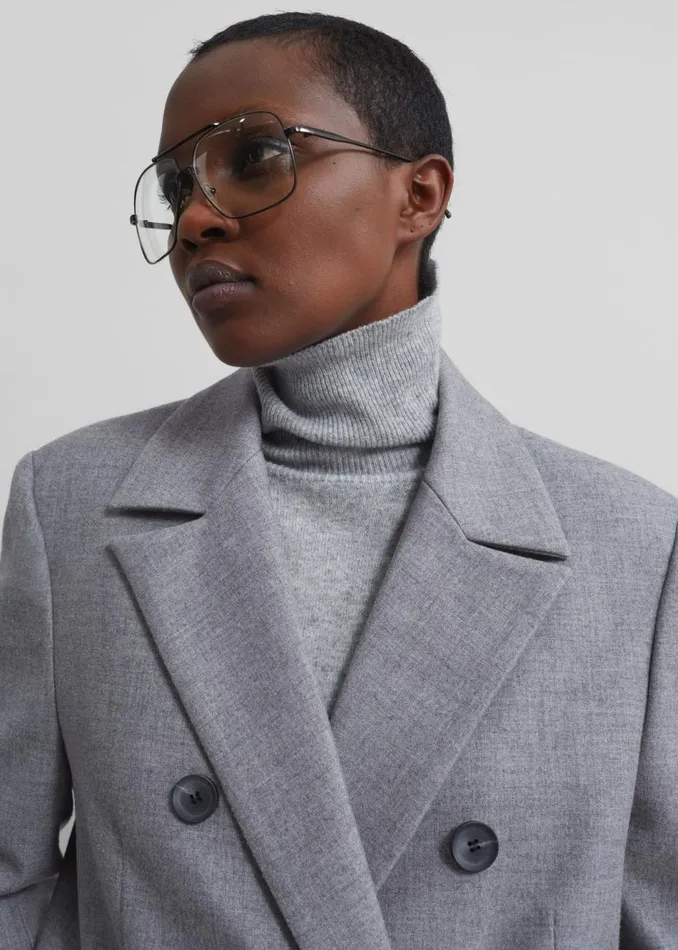Women The Frankie Shop Outerwear Lilah Blazer Grey