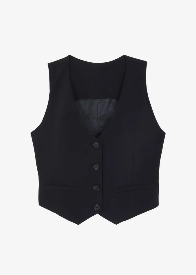 Women The Frankie Shop Outerwear Lillian Vest Black