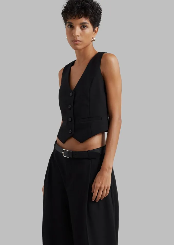 Women The Frankie Shop Outerwear Lillian Vest Black
