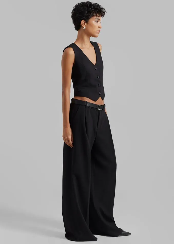 Women The Frankie Shop Outerwear Lillian Vest Black