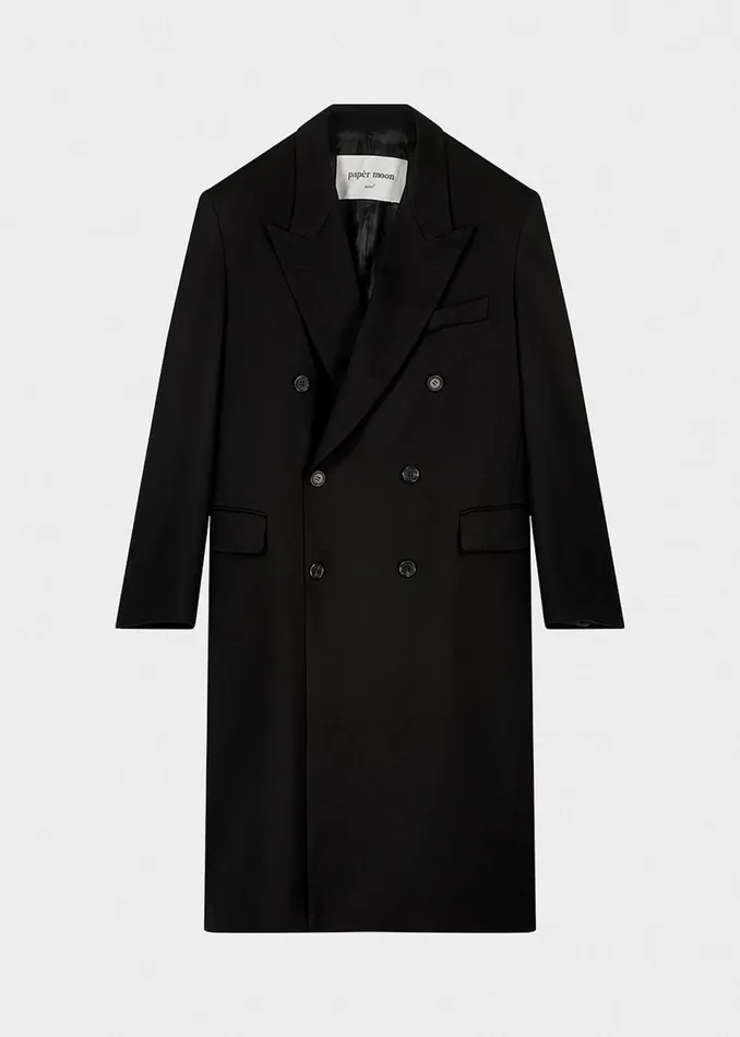 Women The Frankie Shop Outerwear London Double Breasted Coat Black