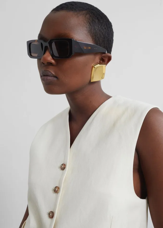 Women The Frankie Shop Outerwear Loulou Studio Iba Vest Frost Ivory