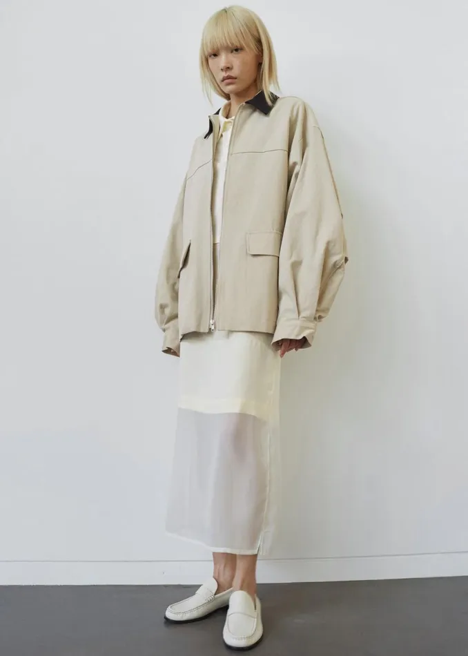 Women The Frankie Shop Outerwear Malia Utility Jacket Beige