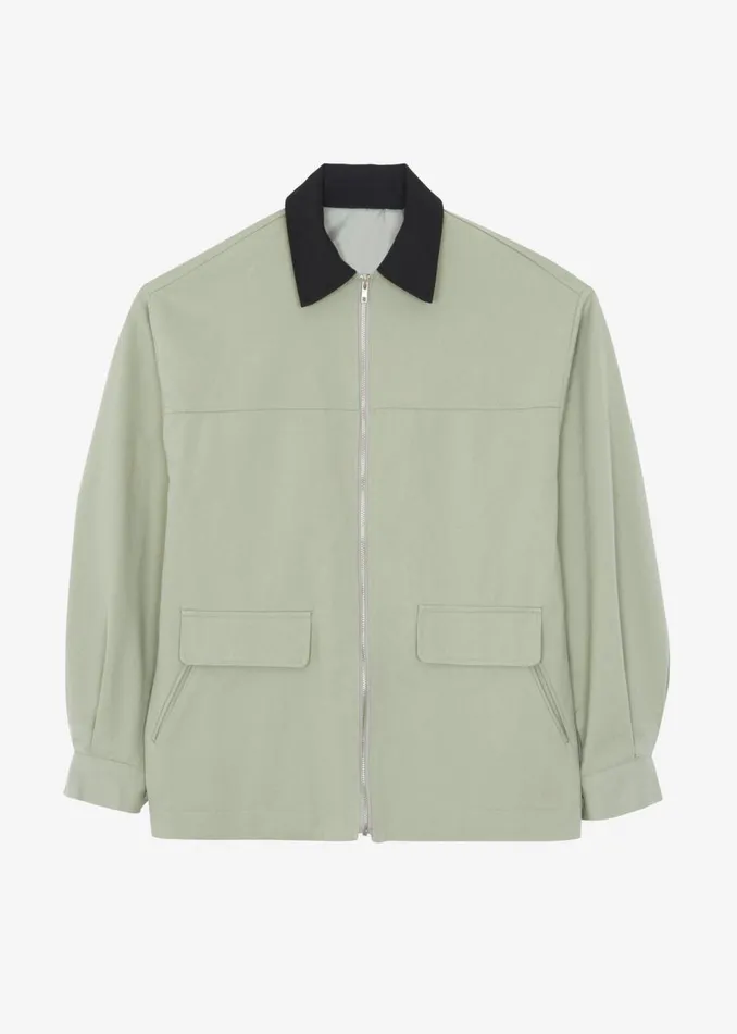Women The Frankie Shop Outerwear Malia Utility Jacket Khaki