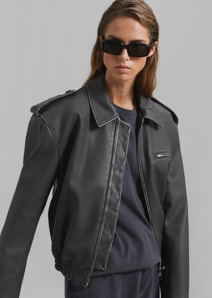 Women The Frankie Shop Outerwear Malvina Bomber Grey