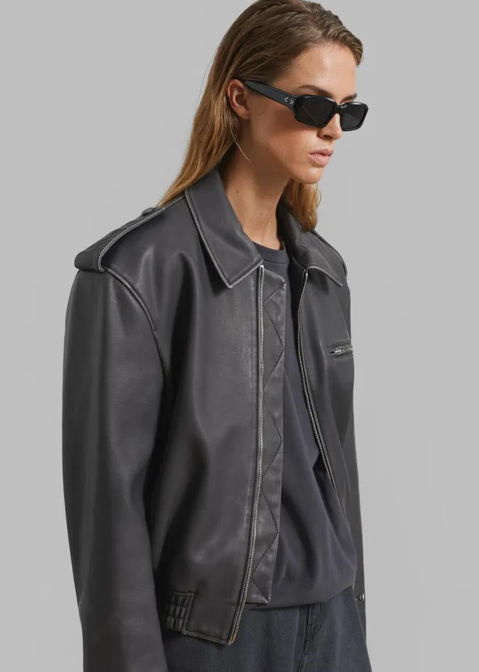 Women The Frankie Shop Outerwear Malvina Bomber Grey