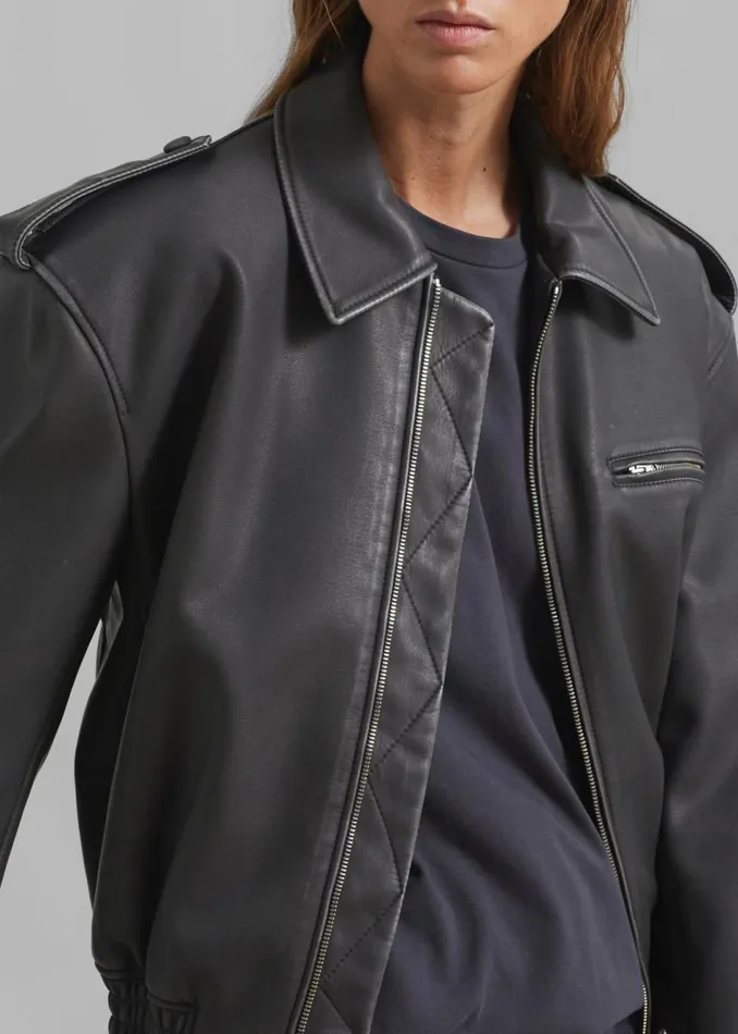 Women The Frankie Shop Outerwear Malvina Bomber Grey