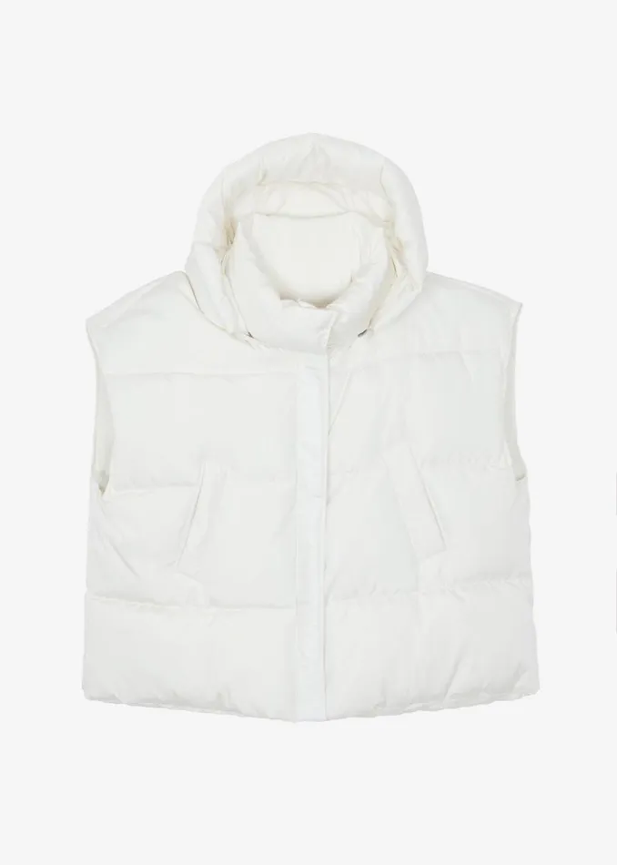 Women The Frankie Shop Outerwear Marla Puffer Vest Cream