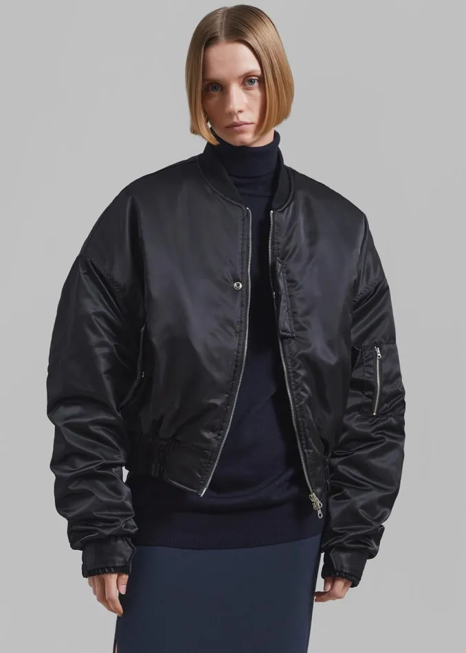 Women The Frankie Shop Outerwear Marly Bomber Black