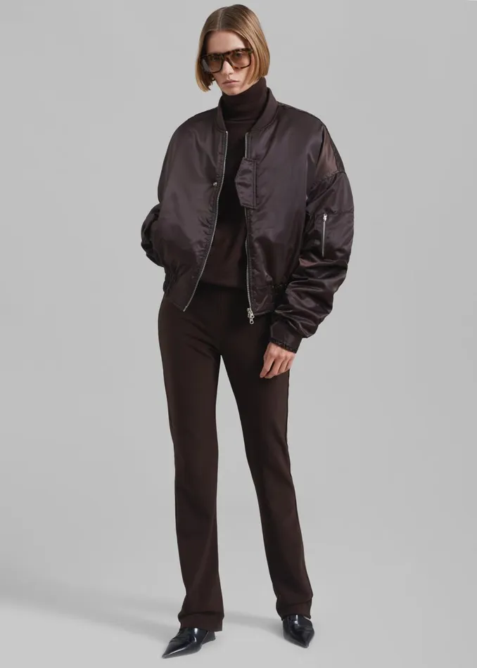 Women The Frankie Shop Outerwear Marly Bomber Brown