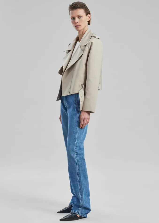 Women The Frankie Shop Outerwear Max Short Trench Beige