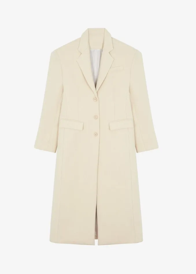 Women The Frankie Shop Outerwear Mira Coat Cream