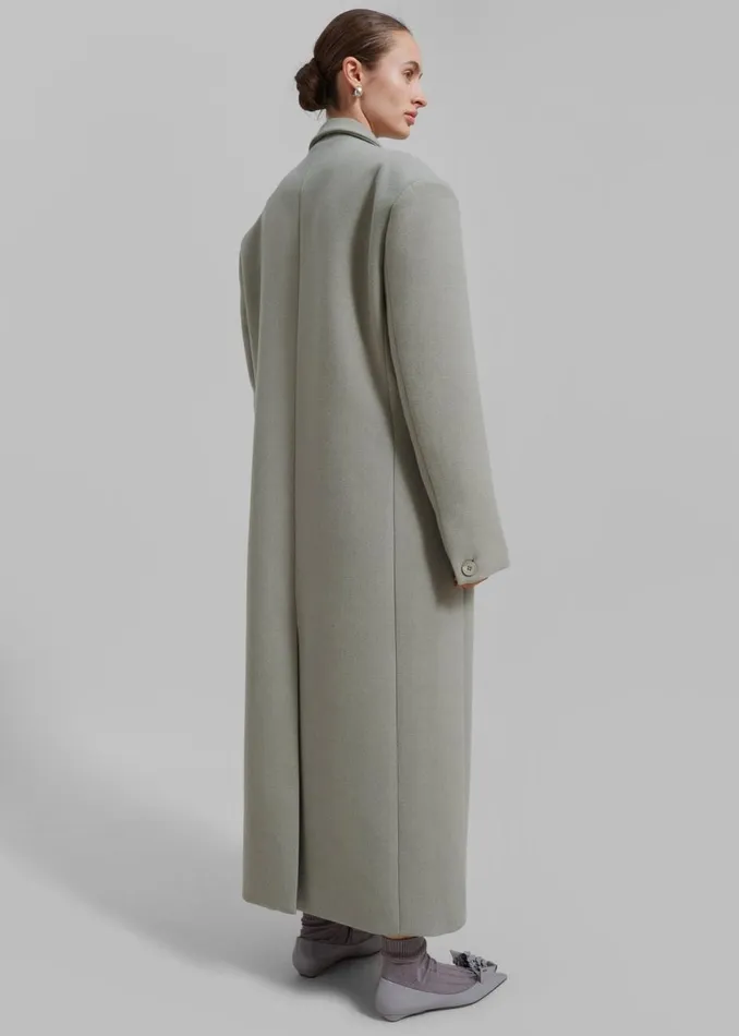 Women The Frankie Shop Outerwear Mira Coat Sage