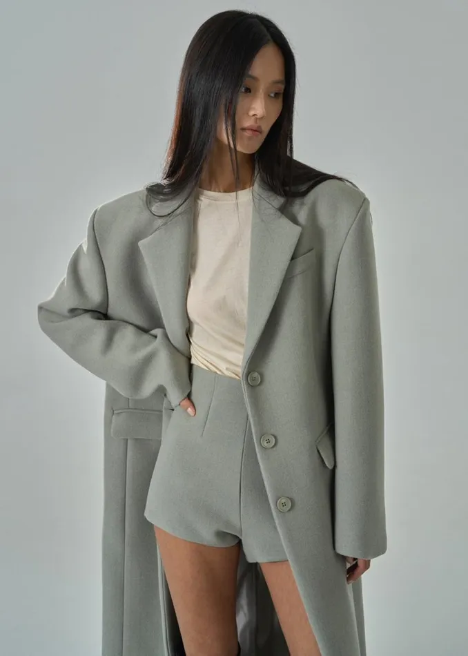 Women The Frankie Shop Outerwear Mira Coat Sage