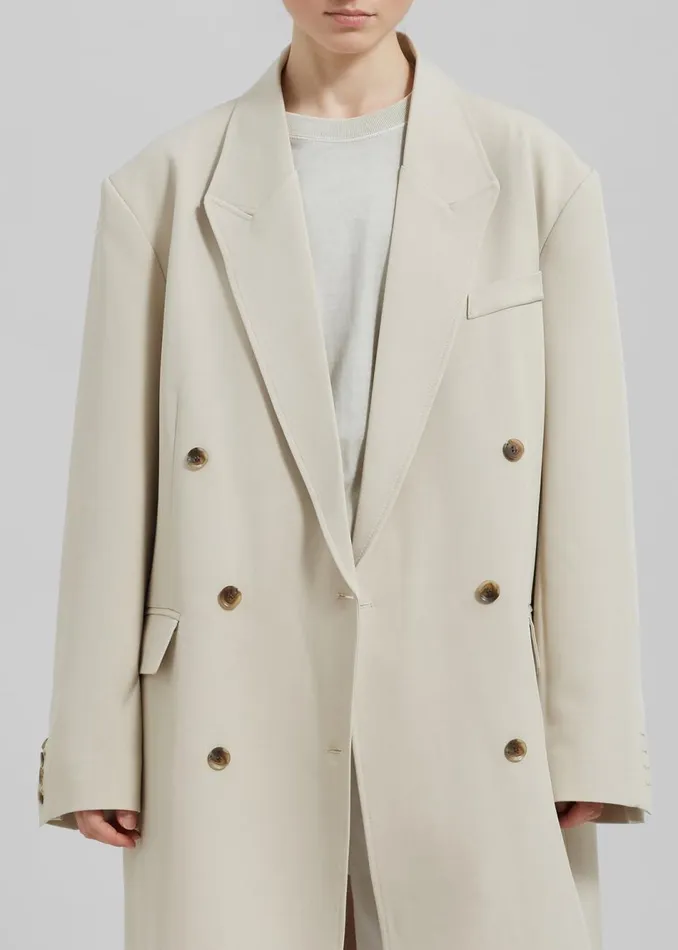 Women The Frankie Shop Outerwear Nadetta Coat Beige