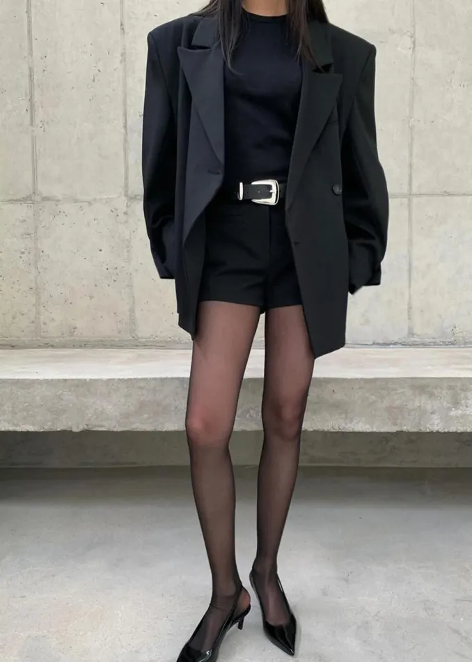Women The Frankie Shop Outerwear Pia Boxy Blazer Black