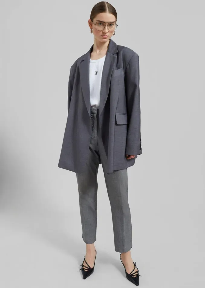 Women The Frankie Shop Outerwear Quincy Blazer Grey