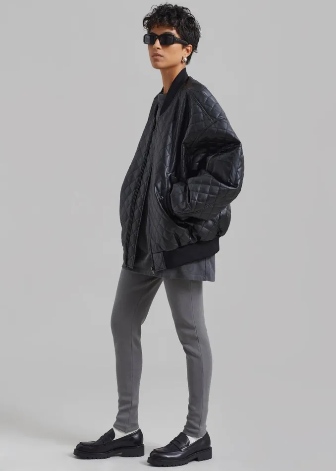 Women The Frankie Shop Outerwear Rosalia Quilted Jacket Black