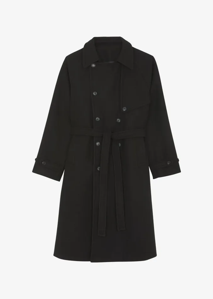 Women The Frankie Shop Outerwear Salem Trench Coat Black
