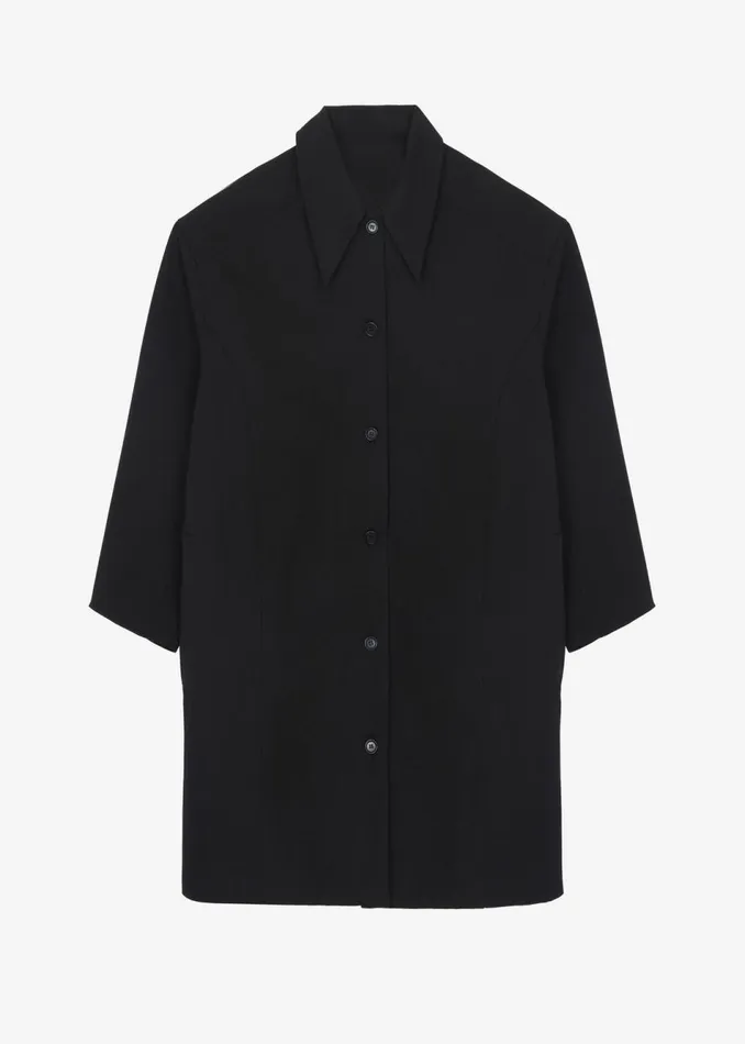 Women The Frankie Shop Outerwear Stevie Peacoat Black
