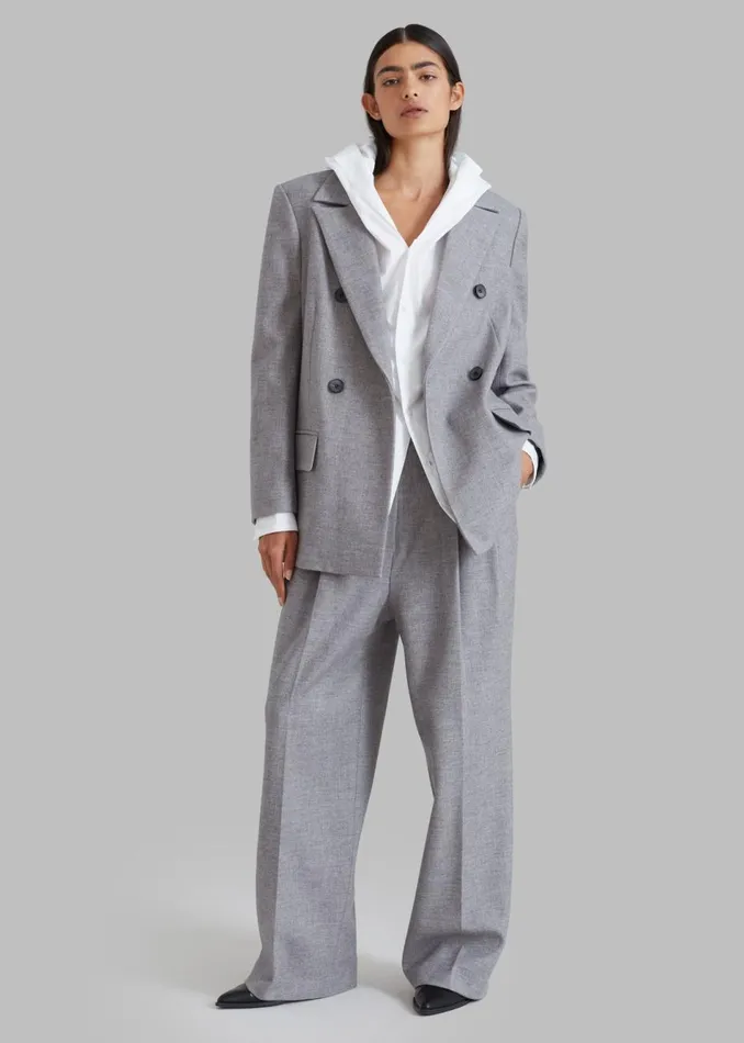 Women The Frankie Shop Outerwear Stine Blazer Grey
