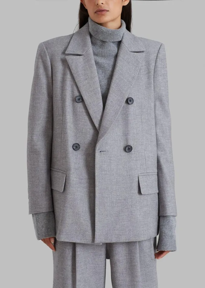Women The Frankie Shop Outerwear Stine Blazer Grey