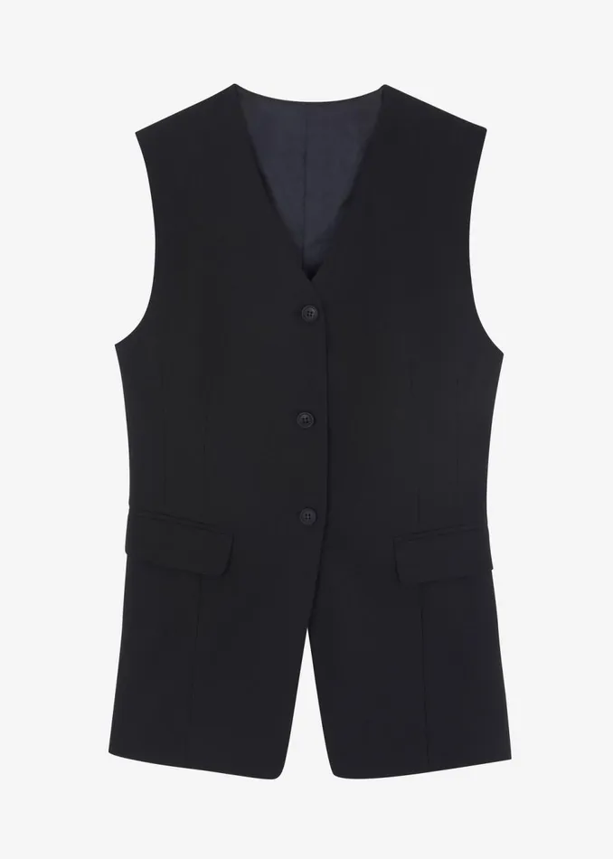 Women The Frankie Shop Outerwear Sutton Vest Black