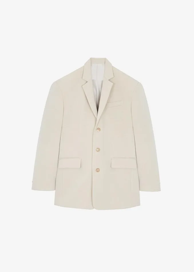 Women The Frankie Shop Outerwear Tansy Oversized Blazer Beige