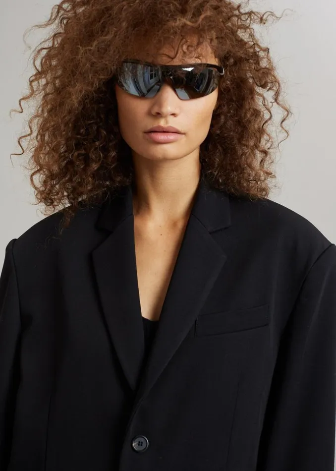 Women The Frankie Shop Outerwear Tansy Oversized Blazer Black