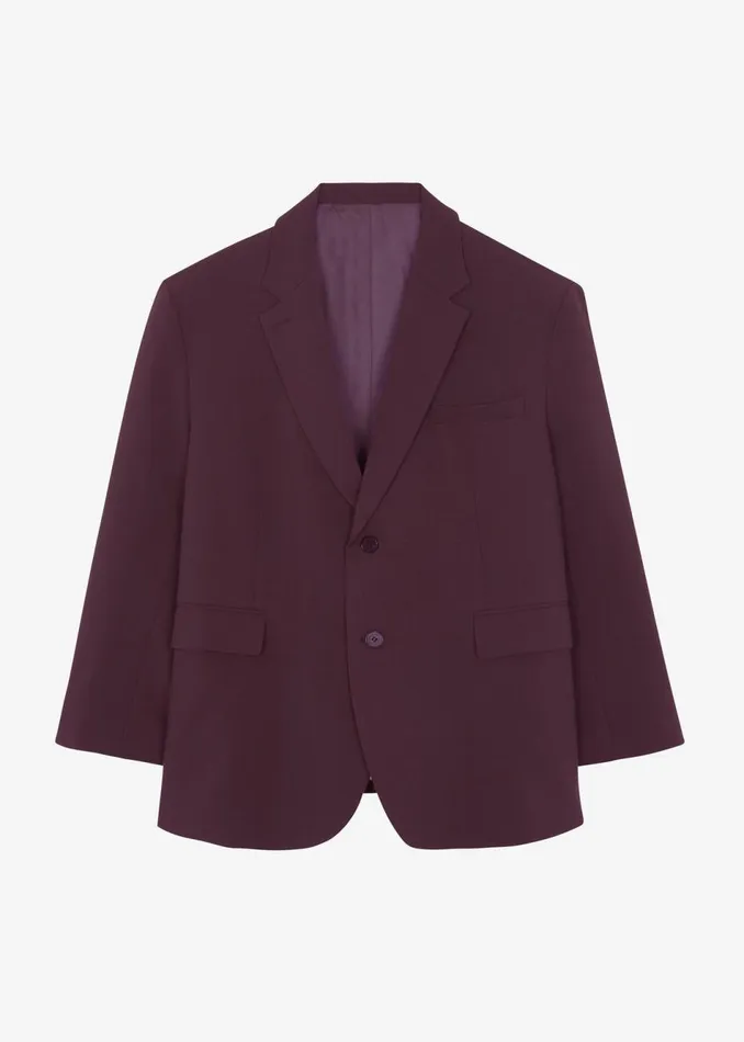 Women The Frankie Shop Outerwear Wilma Blazer Burgundy