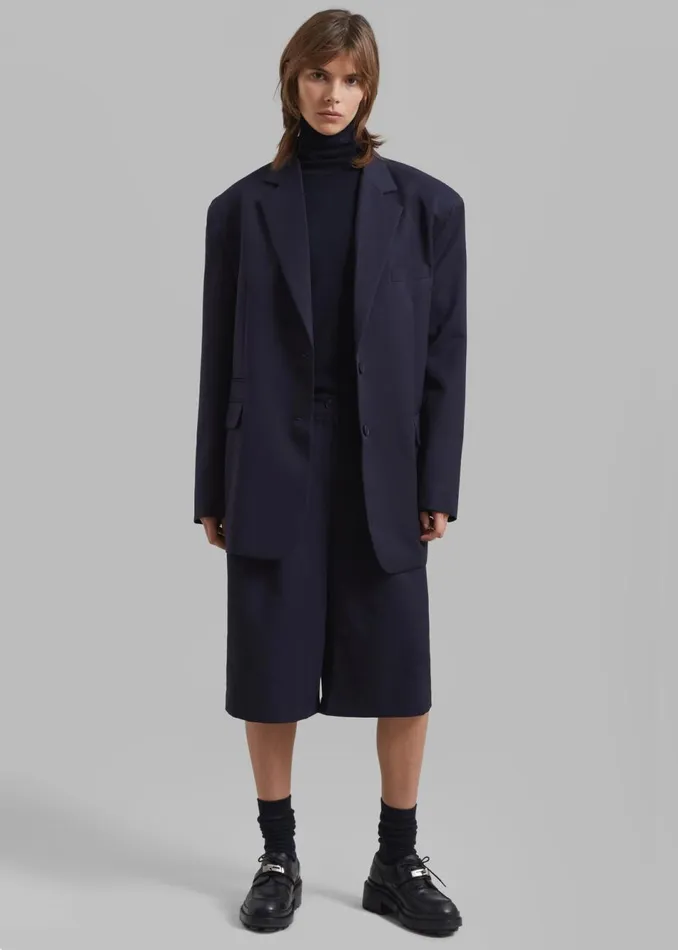 Women The Frankie Shop Outerwear Wilma Blazer Navy