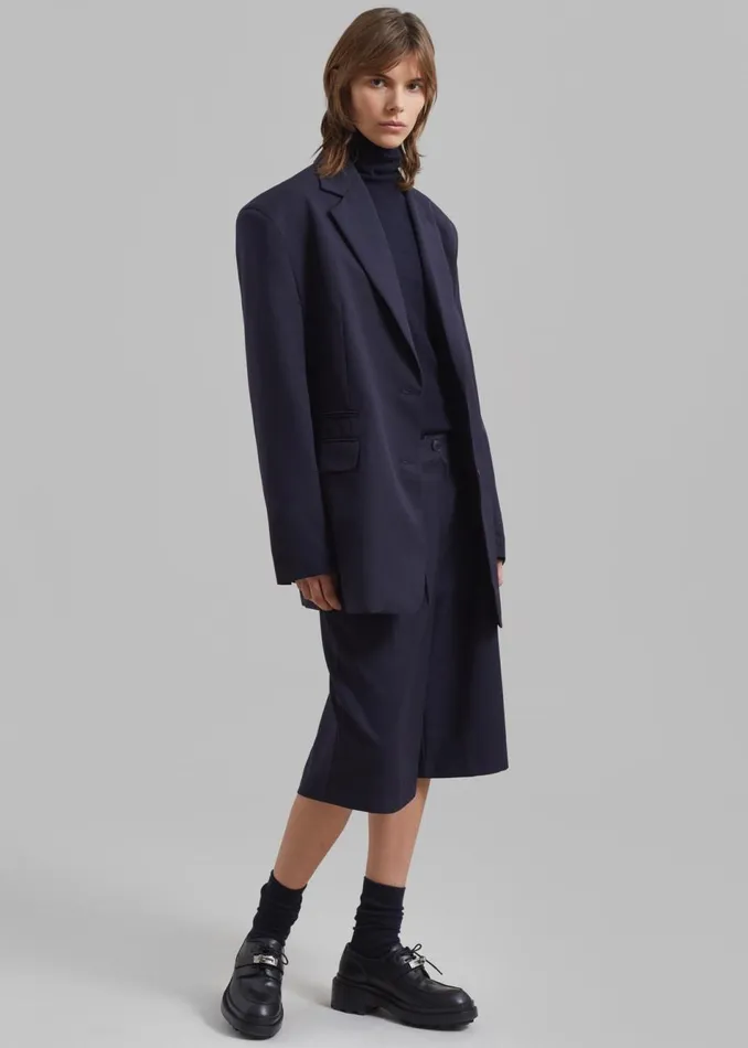 Women The Frankie Shop Outerwear Wilma Blazer Navy