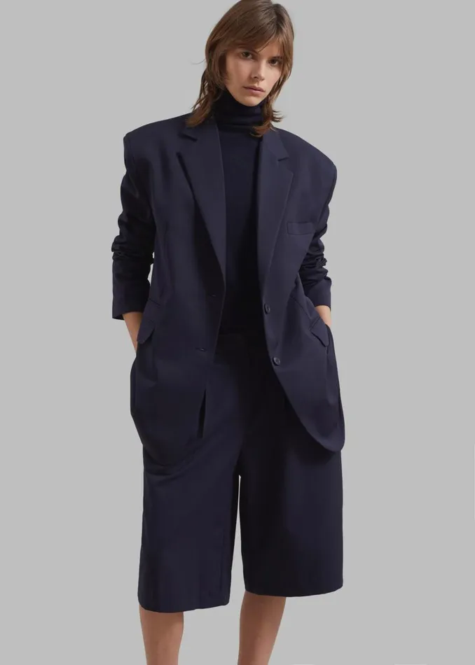 Women The Frankie Shop Outerwear Wilma Blazer Navy