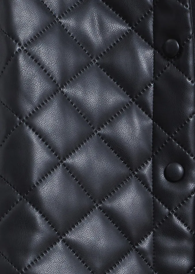 Women The Frankie Shop Outerwear Zak Padded Quilted Shirt Jacket Black