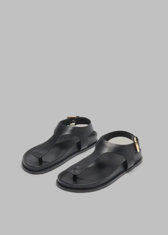 Women The Frankie Shop Shoes AEmery Reema Sandal Black