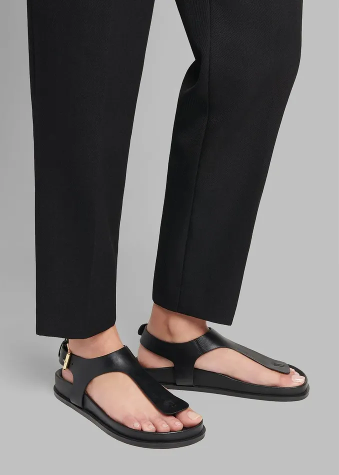Women The Frankie Shop Shoes AEmery Reema Sandal Black