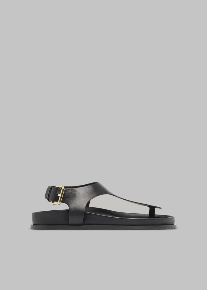Women The Frankie Shop Shoes AEmery Reema Sandal Black