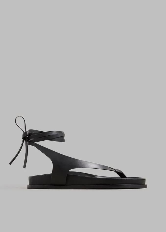 Women The Frankie Shop Shoes AEmery The Shel Sandal Black