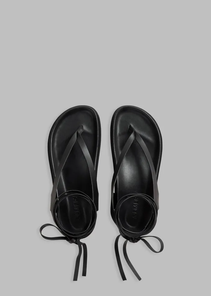 Women The Frankie Shop Shoes AEmery The Shel Sandal Black