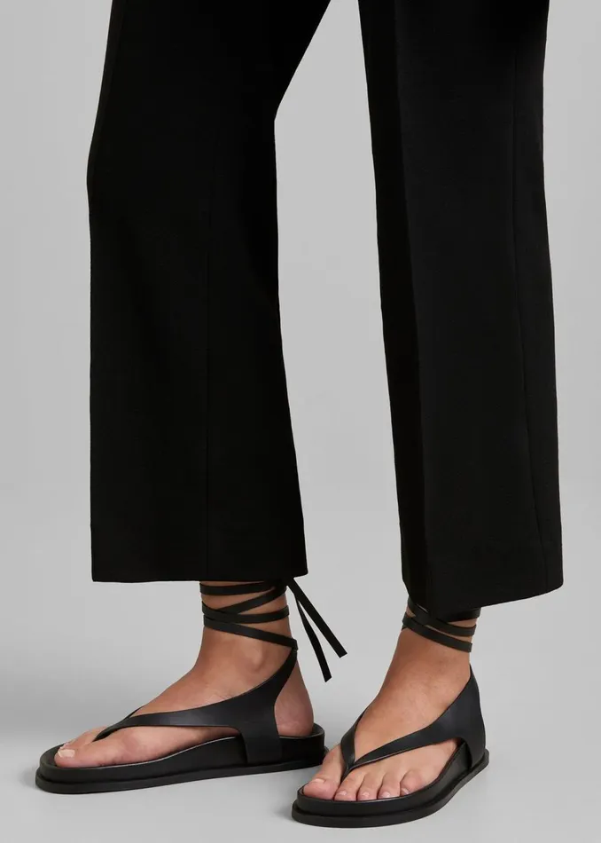 Women The Frankie Shop Shoes AEmery The Shel Sandal Black