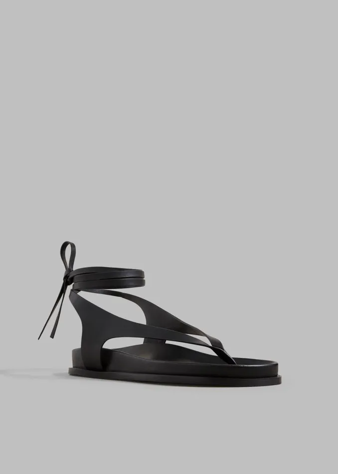 Women The Frankie Shop Shoes AEmery The Shel Sandal Black