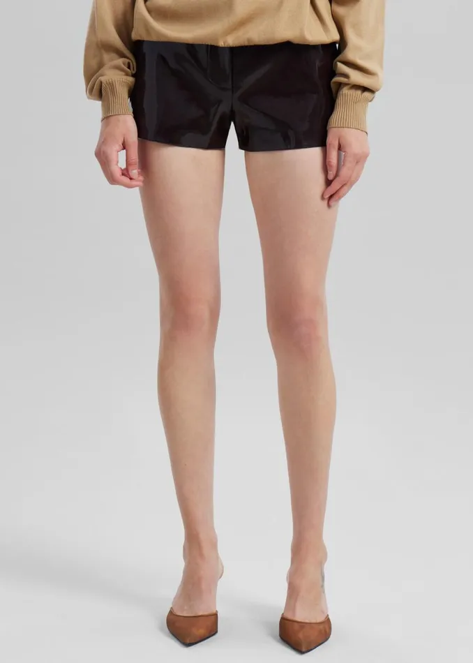 Women The Frankie Shop Shoes Proenza Schouler Spike Mules In Tulle Mesh Birch