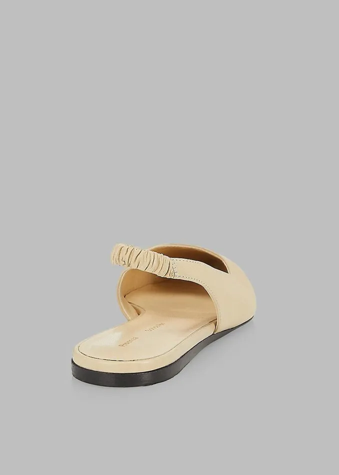 Women The Frankie Shop Shoes Proenza Schouler Spike Slingback Flats Parchment