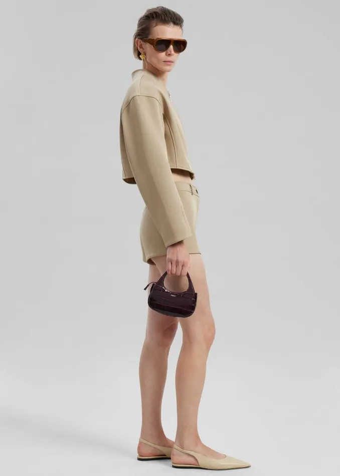 Women The Frankie Shop Shoes Proenza Schouler Spike Slingback Flats Parchment