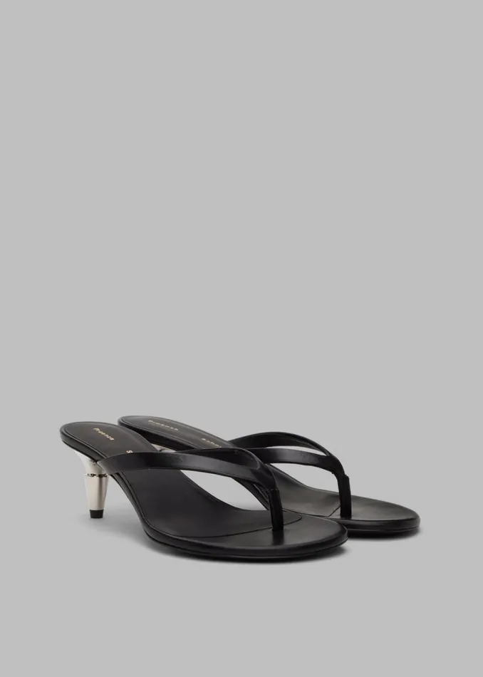 Women The Frankie Shop Shoes Proenza Schouler White Label Spike Flip Flops Black Women The Frankie Shop Shoes Proenza Schouler White Label Spike Flip Flops Black
