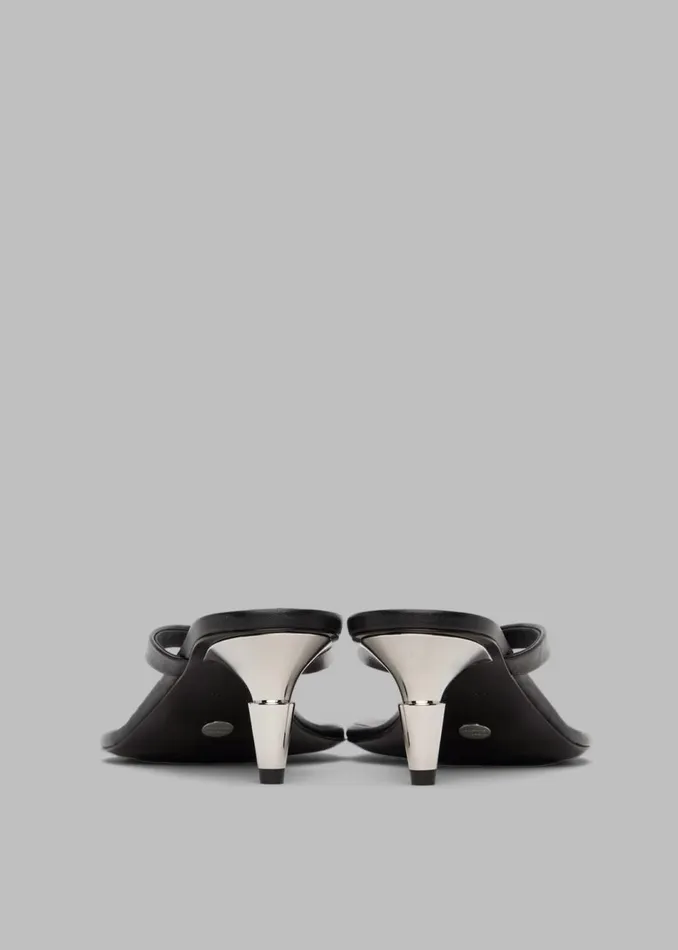 Women The Frankie Shop Shoes Proenza Schouler White Label Spike Flip Flops Black